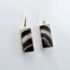 Earrings with agate made of 925 silver - Image 2
