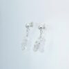 Earrings pendant with crystals made of 925 silver - Image 2