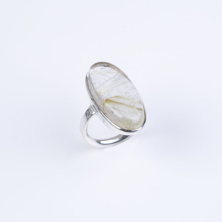 Ring Silber mit Rutilquarz
