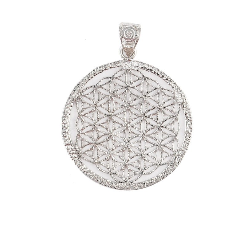 Anhänger Blume des Lebens aus 925 Silber – Bild 2