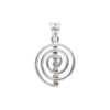 Anhänger mit Chakra Steinen aus 925 Silber – Bild 2