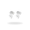 Ear studs leaves made of 925 silver - Image 2