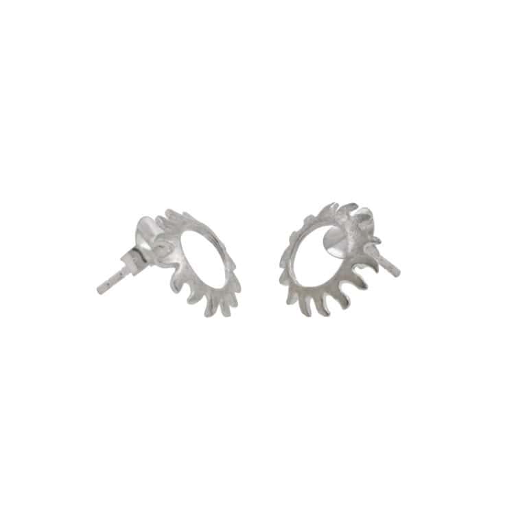 Ohrstecker Sonne aus 925 Silber