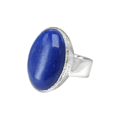 Ring mit Lapislazuli aus 925 Silber – Bild 2