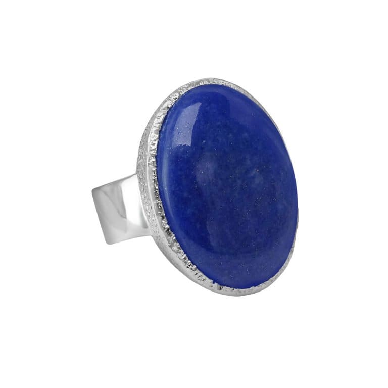 R-ST-010 | Ring mit Lapislazuli aus 925 Silber