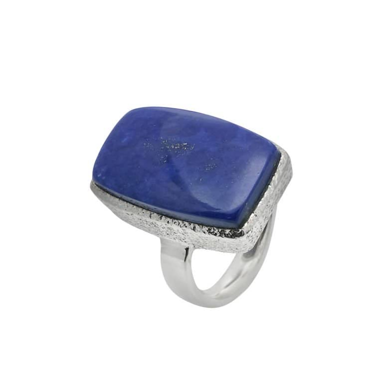 R-ST-059 | Ring mit Lapislazuli aus 925 Silber – Bild 3