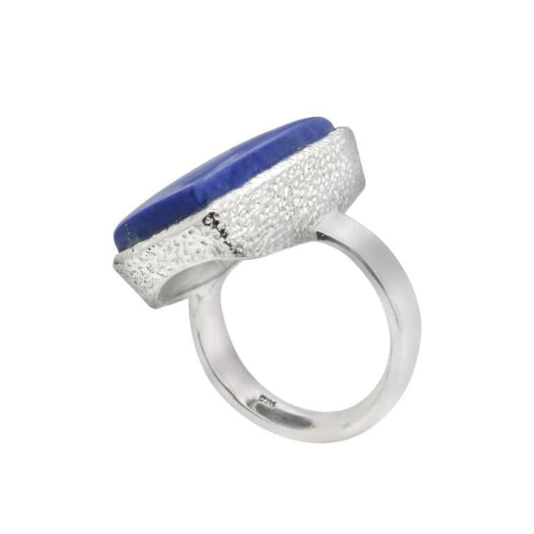 R-ST-059 | Ring mit Lapislazuli aus 925 Silber – Bild 2