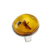 Ring mit Bernstein aus 925 Silber