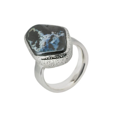 Ring mit Boulderopal aus 925 Silber – Bild 2