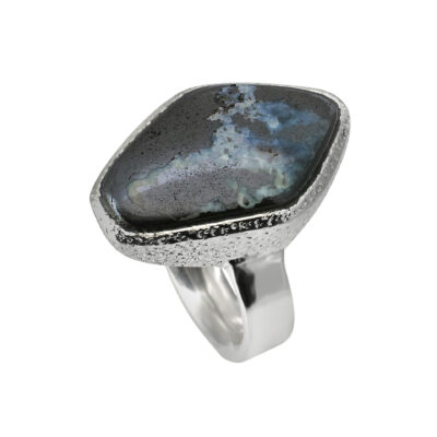 Ring mit Boulderopal aus 925 Silber