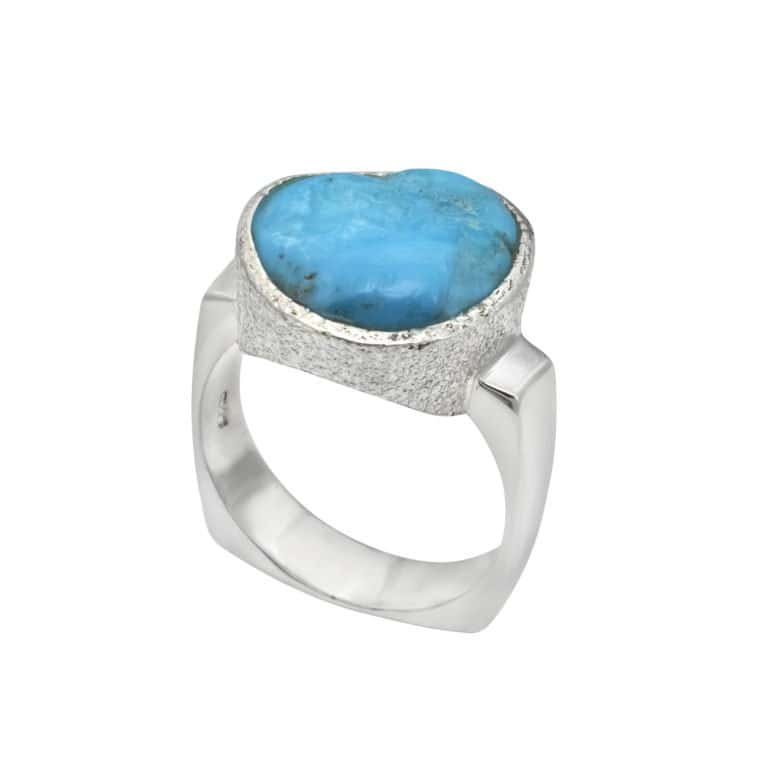 Ring mit Türkis (Arizona) aus 925 Silber