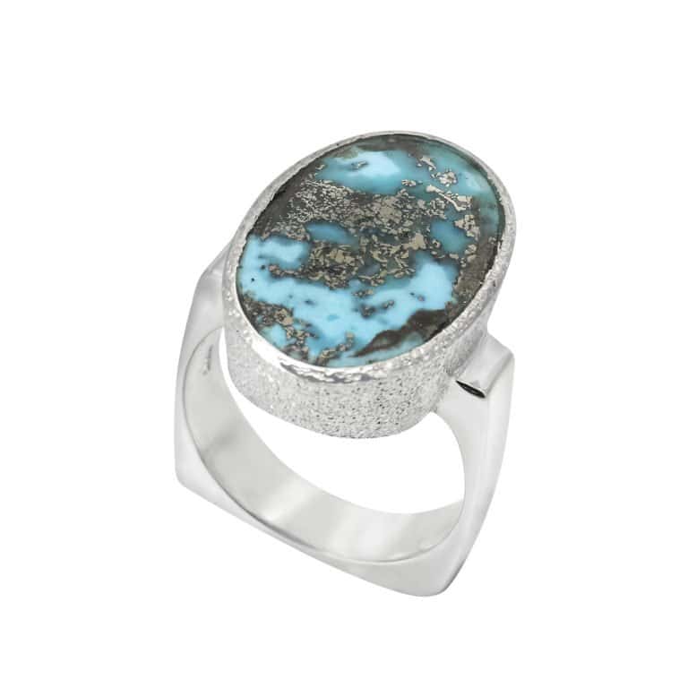 R-ST-074 | Ring mit Türkis aus 925 Silber