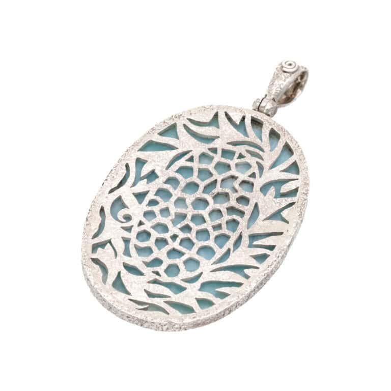 AH-ST-067 | Anhänger mit Larimar aus 925 Silber – Bild 2