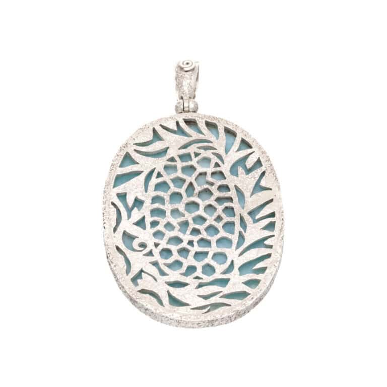 AH-ST-067 | Anhänger mit Larimar aus 925 Silber – Bild 3