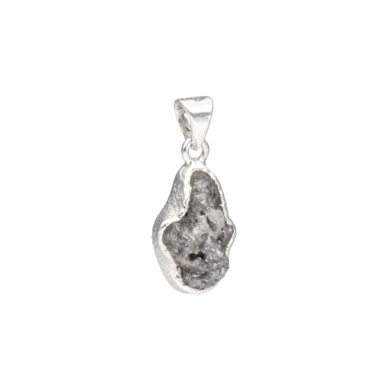 Anhänger mit Rohdiamant aus 925 Silber – Bild 3