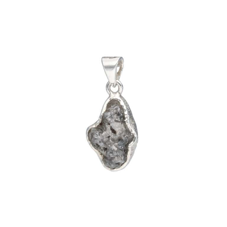 Anhänger mit Rohdiamant aus 925 Silber – Bild 4