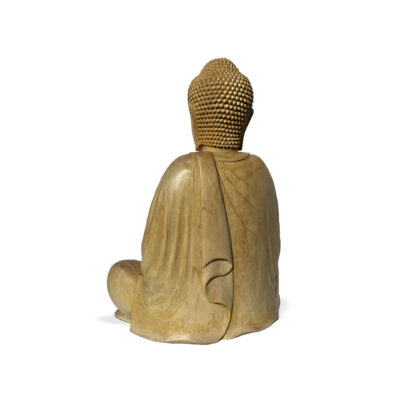 Buddha made of crocodile wood - Image 3