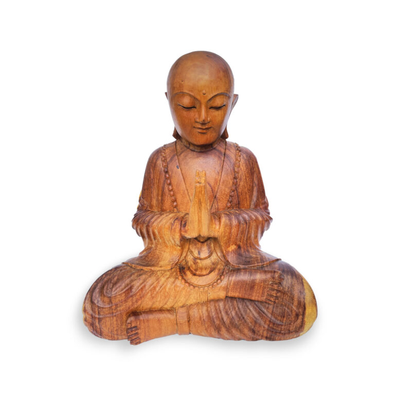 Buddha Mönch aus Mahagoni