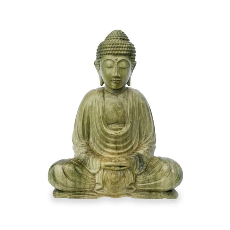 Buddha made of hibiscus