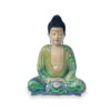 Buddha Hand Painted Crocodile Wood - Image 2