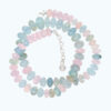 Necklace with aquamarine and morganite made of 925 silver - Image 2