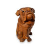 Bulldog made of Suarholz