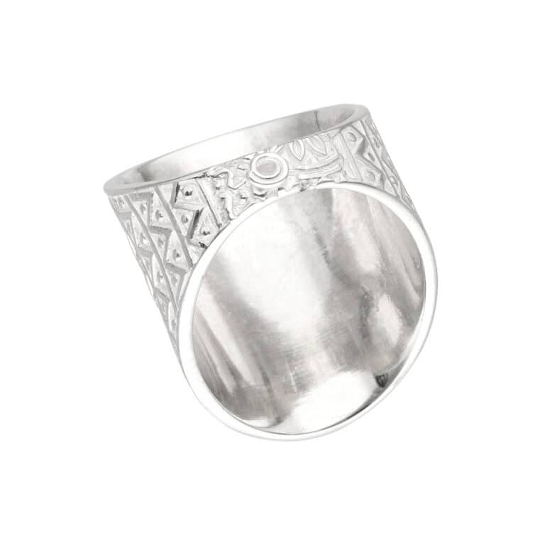 Ring Mandala aus 925 Silber – Bild 3