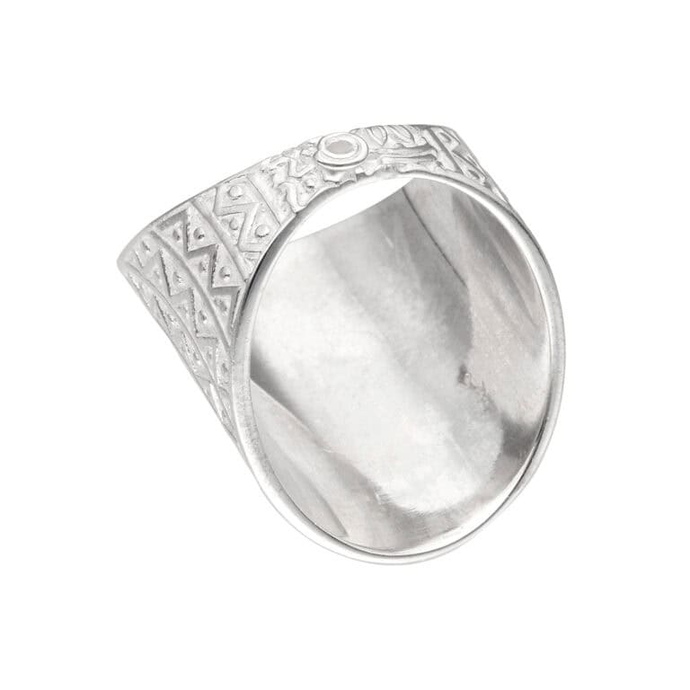 Ring Mandala aus 925 Silber – Bild 4