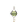 Set mit Peridot & Perle aus 925 Silber – Bild 8
