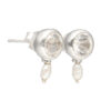 Set with crystal & pearl made of 925 silver - Image 3