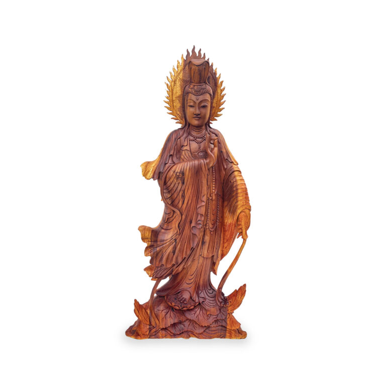 Buddha aus Mahagoni - groß