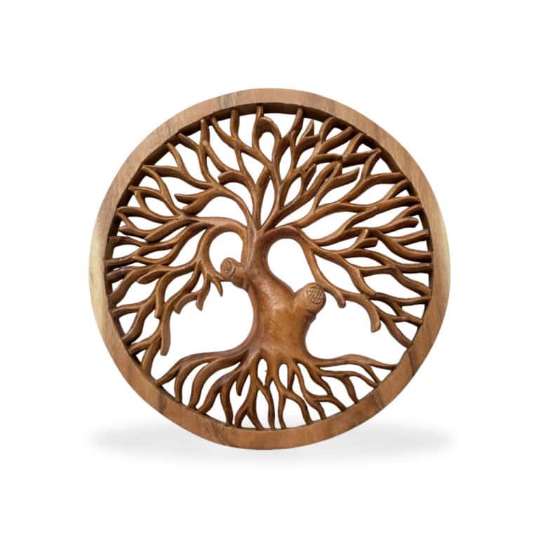 Wandbild Relief Baum des Lebens aus Suarholz