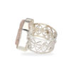 Ring mit Morganit & Blume des Lebens aus 925 Silber – Bild 3