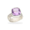 Ring with amethyst made of 925 silver - Image 3