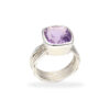Ring with amethyst made of 925 silver - Image 2