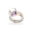 Ring with amethyst made of 925 silver - Image 5