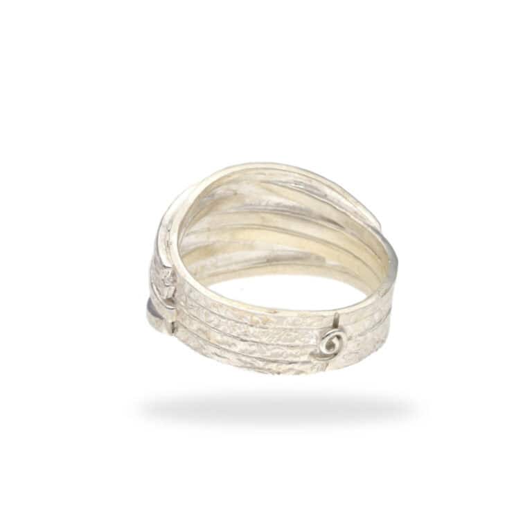 Ring mit Smaragd aus 925 Silber – Bild 3