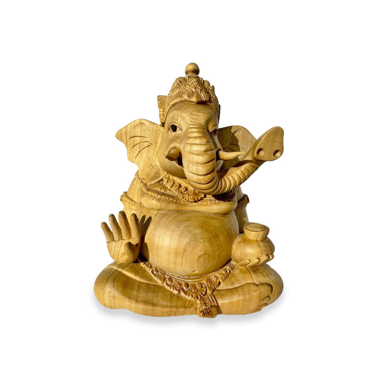 Ganesha aus Krokodilholz