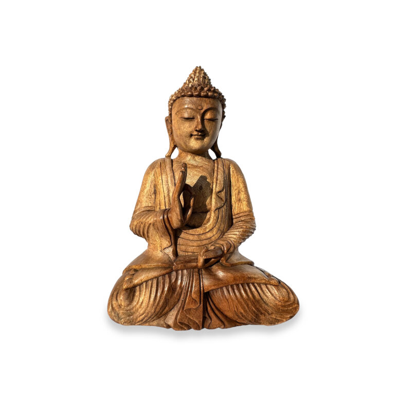 Buddha aus Mahagoni