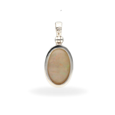 Pendant with opal made of 925 silver - Image 4