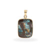 Anhänger mit Boulderopal aus 750 Gold – Bild 2