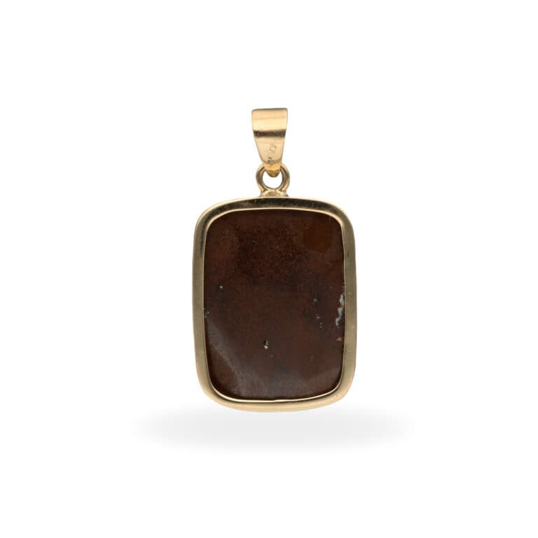 Anhänger mit Boulderopal aus 750 Gold – Bild 3