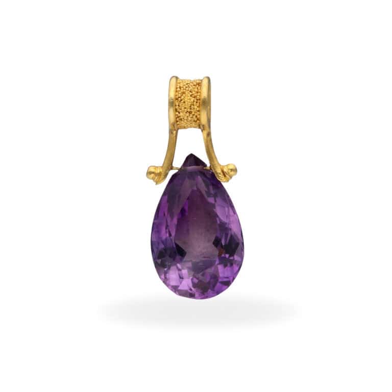 Anhänger mit Amethyst aus 585 Gold