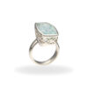 925 silver aquamarine ring