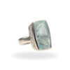 925 silver aquamarine ring - Image 3
