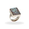 Ring mit Boulderopal aus 925 Silber