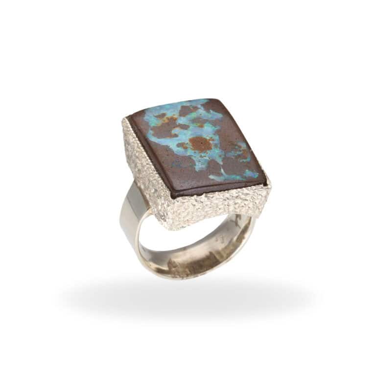 R-ST-147 | Ring mit Boulderopal aus 925 Silber