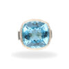 Ring mit Blauem Topas aus 925 Silber – Bild 2