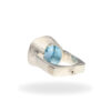 Ring mit Blauem Topas aus 925 Silber – Bild 4