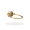 Ring mit Rohdiamant & Diamanten aus 333 Gold – Bild 4
